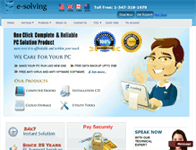 Tablet Screenshot of esolving.com